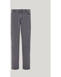Canali - Levante Light Five Pocket Regular Fit Stretch Denim Pants - Lyst