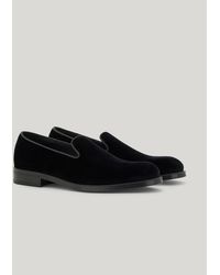 Canali - Velvet Slip-Ons - Lyst