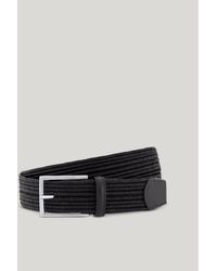 Canali - Woven Leather Belt - Lyst