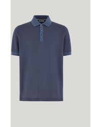 Canali - Short-Sleeved Button Polo Shirt - Lyst