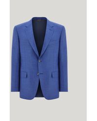 Canali - And Wool, Silk And Linen Regular-Fit Jacket - Lyst