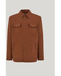 Canali - Nuvola Burnt Overshirt - Lyst