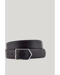 Canali - Grained Calfskin Belt With Buckle - Lyst