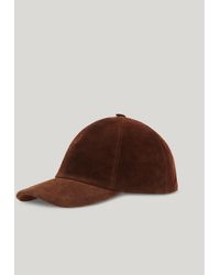 Canali - Suede Baseball Cap - Lyst