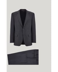 Canali - Anthracite 160's Wool Birdseye Motif Regular-Fit Suit - Lyst