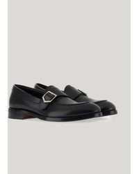 Canali - Buffed Calfskin Loafers - Lyst