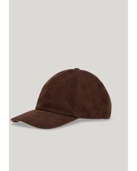 Canali - Suede Baseball Cap With Piping - Lyst