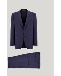Canali - Overcheck Wool Regular-Fit Suit - Lyst