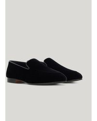 Canali - Double Velvet Slip-Ons - Lyst