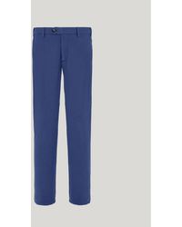 Canali - Marine Regular-Fit Cotton And Silk Gabardine Chinos - Lyst
