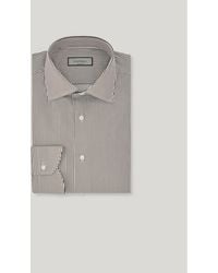 Canali - Impeccabile And Striped Cotton Regular-Fit Shirt - Lyst