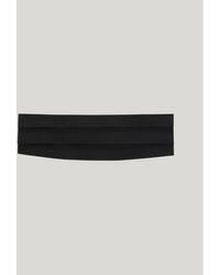 Canali - Schwarzer Kummerbund Aus Seide - Lyst