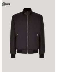 Canali - Nuvola Technical Fabric Padded Bomber Jacket Coat - Lyst