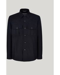 Canali - Impeccabile Pure Wool Six-Button Shirt Jacket - Lyst