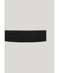 Canali - Kummerbund Aus Seide Schwarz - Lyst