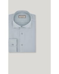 Canali - Regular-Fit Garment-Dyed Cotton And Silk Shirt - Lyst