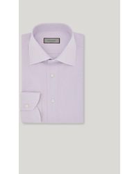 Canali - Impeccabile Lilac Twill Cotton Regular-Fit Formal Shirt - Lyst