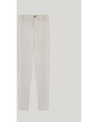 Canali - Milk Cotton Gabardine And Cashmere Fatigue Trousers - Lyst