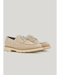 Canali - Suede Wallabees With Lug Sole And Gunmetal Rivet - Lyst