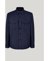 Canali - Impeccabile Pure Wool Shirt Jacket - Lyst