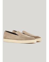 Canali - Suede Loafers With Rubber Sole - Lyst