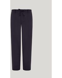 Canali - Regular Fit Drawstring Pants, Crafted From Wool - Lyst