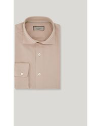 Canali - Regular-Fit Garment-Dyed Cotton And Silk Shirt - Lyst