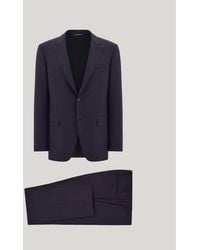 Canali - Regular-Fit 160's Wool Suit With Herringbone Pattern - Lyst
