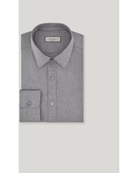 Canali - Casual Micro-Weave Cotton Regular Fit Shirt - Lyst