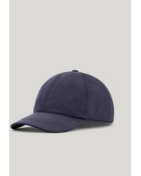 Canali - Cotton Blend Baseball Cap With Piping - Lyst