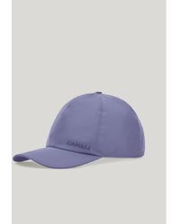 Canali - Casquette Bleu Clair En Tissu Technique Avec Logo Brodé - Lyst