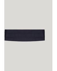 Canali - Kummerbund Aus Blauer Seide Größe - Lyst