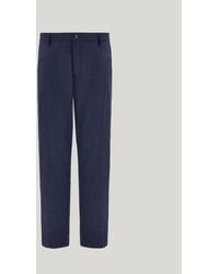 Canali - Denim Tapered Chinos - Lyst
