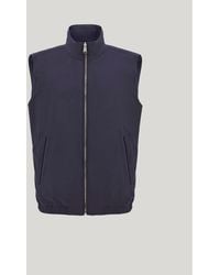 Canali - Nuvola Midnight Reversible Vest - Lyst