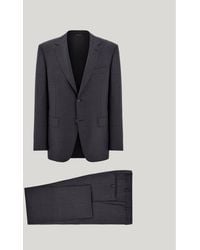 Canali - Charcoal Pure Wool Suit - Lyst