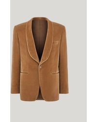 Canali - Sand Cotton Velvet Regular-Fit Tuxedo Jacket - Lyst
