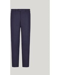 Canali - Linen And Silk Regular-Fit Pants - Lyst