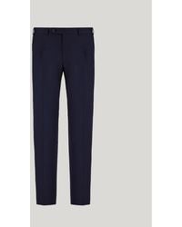 Canali - Travel Wool Flannel Regular-Fit Pants - Lyst