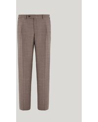 Canali - Walnut Regular-Fit Trousers - Lyst