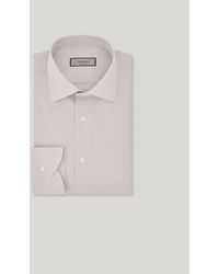Canali - And Cotton Micro-Plaid Regular-Fit Shirt - Lyst