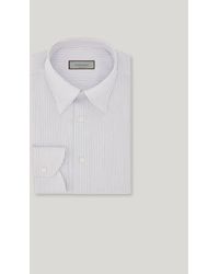 Canali - Impeccabile Regular-Fit Cotton Shirt With Stripes - Lyst