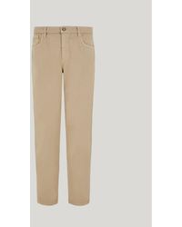 Canali - Levante Comfort Cotton Microtwill Regular-Fit Pants - Lyst