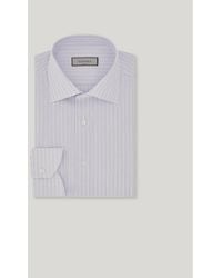 Canali - And Striped Cotton And Linen Regular-Fit Shirt - Lyst