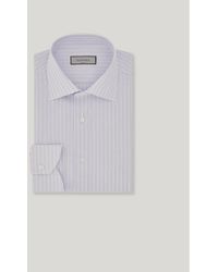 Canali - And Striped Cotton And Linen Regular-Fit Shirt - Lyst