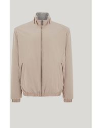 Canali - Nuvola Sand-Coloured Reversible Blouson - Lyst