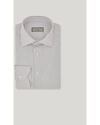 Canali - Impeccabile Cotton Regular-Fit Shirt With Stripes - Lyst