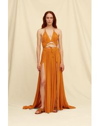 Caravana - Kimi Maxi Dress Cotton Gauze - Lyst
