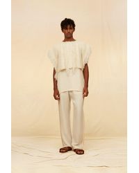Caravana - Lorien Pants Linen Cupro - Lyst