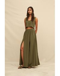 Caravana - Soluna Maxi Skirt Artisanal Cotton - Lyst