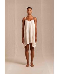 Caravana - Chi Mini Dress Artisanal Cotton - Lyst